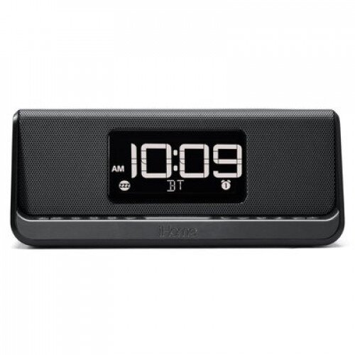 iHome iBN350 Wireless Charging + Streaming Stereo Clock Radio