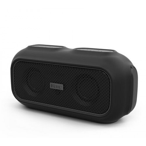 iHome iBT9 Waterproof + Shockproof Wireless Stereo Speaker with Built-In Power Bank - Gray
