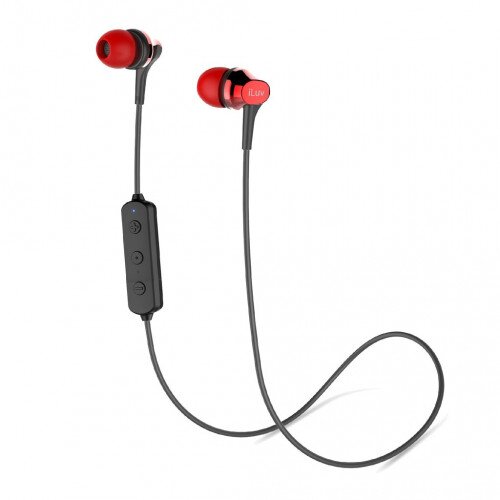 iLuv Party On Air Wireless Earphones - Red