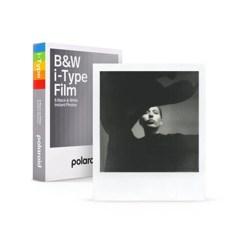 Polaroid B&W i-Type Film for New Polaroid Cameras - 1-Pack