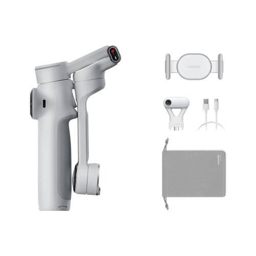 Insta360 Flow 2 Pro Smartphone Gimbal - AI Tracker Bundle - Stone Gray