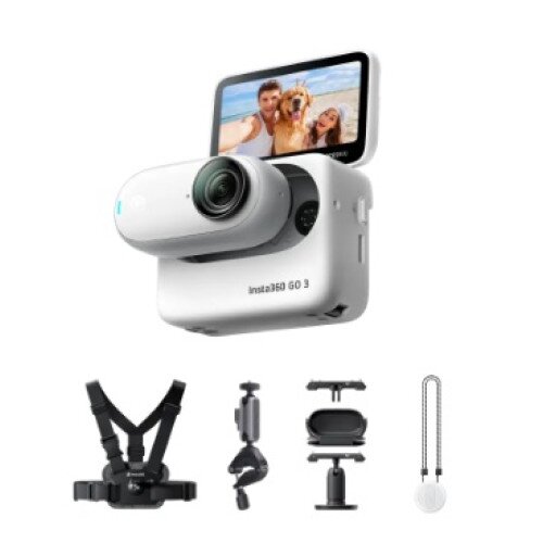 Insta360 GO 3 Action Camera - 64GB - Bike Kit - White