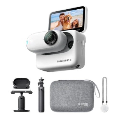 Insta360 GO 3 Action Camera - 64GB - Travel Kit - White