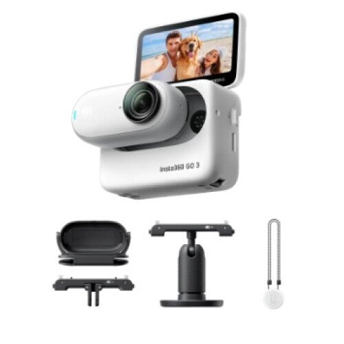 Insta360 GO 3 Action Camera - 128GB - Action Kit - White