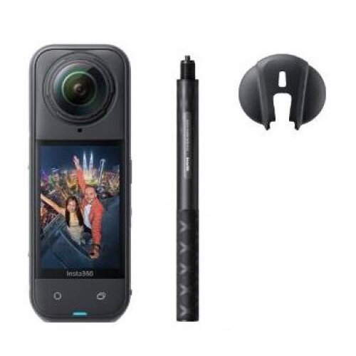 Insta360 X5 Flagship 8K 360 Action Camera - No MicroSD Card - Snowboard Bundle