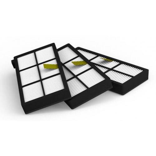 iRobot 3 Replacement AeroForce High-Efficiency Filters For Roomba 800 and 900 Series