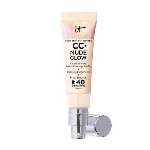 IT Cosmetics CC+ Nude Glow Lightweight Foundation + Glow Serum with SPF 40 - Fair Porcelain