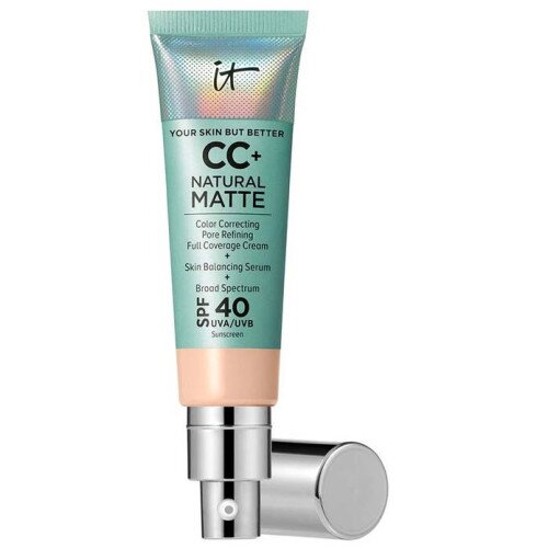 IT Cosmetics CC+ Cream Natural Matte Foundation with SPF 40 - Light Neutral