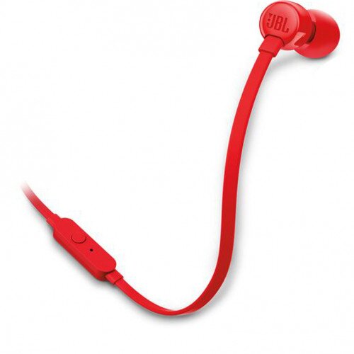 JBL Tune 110 In-Ear Wired Headphones - Red