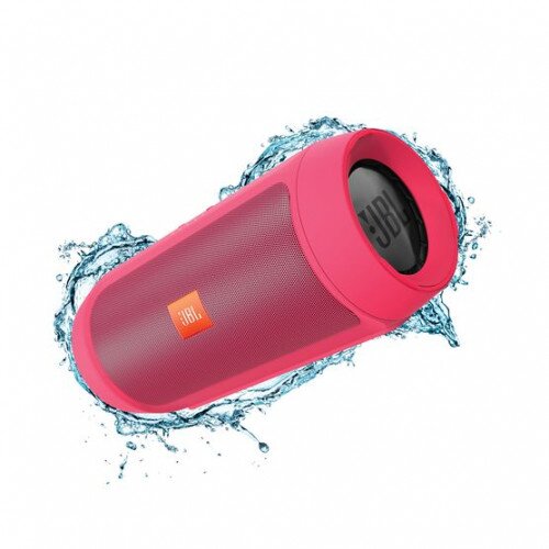 JBL Charge 2+ Splashproof Portable Bluetooth Speaker - Pink