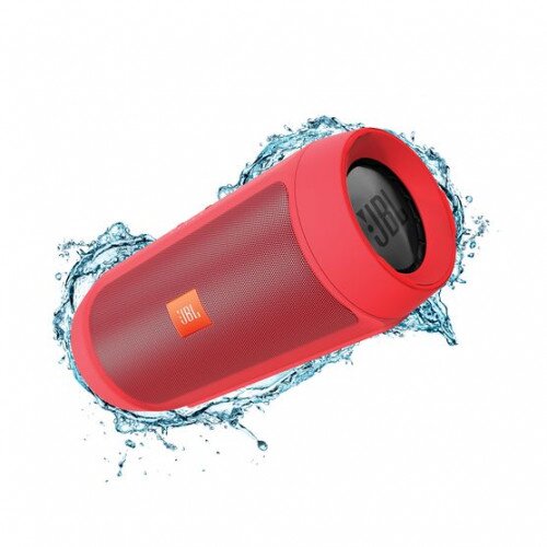 JBL Charge 2+ Splashproof Portable Bluetooth Speaker - Red