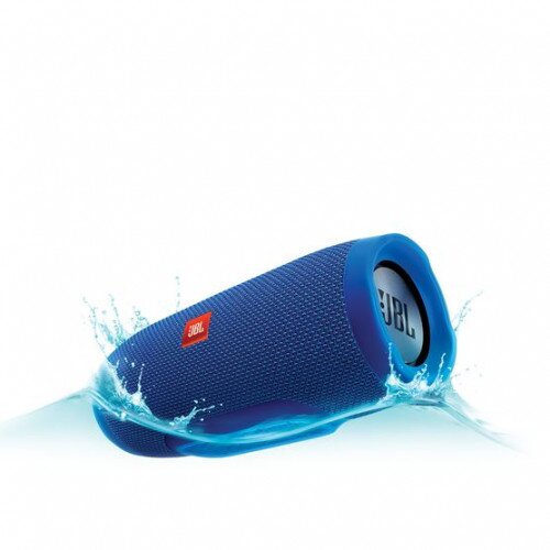 JBL Charge 3 Waterproof Portable Bluetooth Speaker - Blue