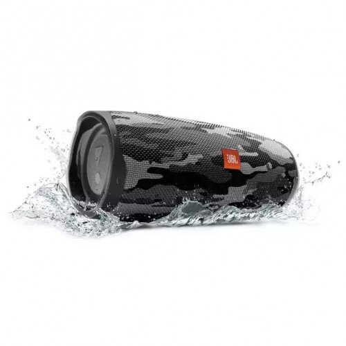 JBL Charge 4 Portable Bluetooth Speaker - Black/White Camouflage