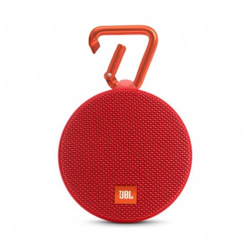 JBL Clip 2 Waterproof Portable Bluetooth Speaker - Red
