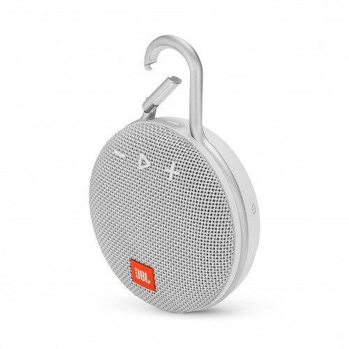 JBL Clip 3 Portable Bluetooth Speaker - Steel White