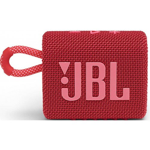 JBL GO 3 Portable Waterproof Speaker - Red