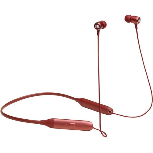 JBL LIVE 220BT Wireless In-Ear Neckband Headphones - Red