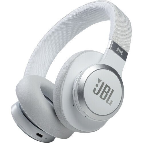 JBL Live 660NC Wireless Over-Ear NC Headphones - White