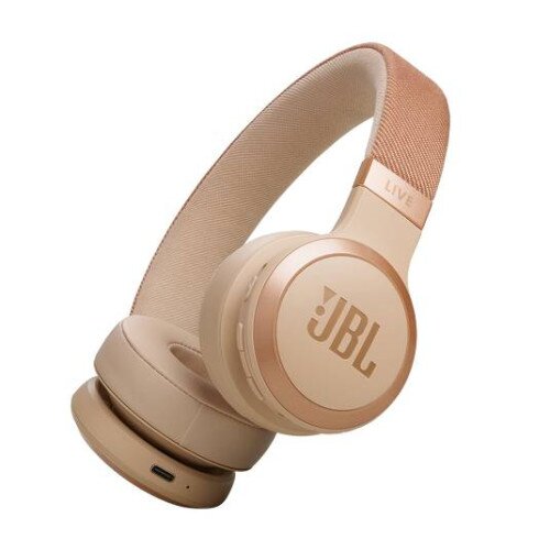 JBL Live 670NC Wireless On-Ear Headphones - Sandstone