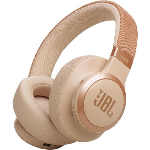 JBL Live 770NC Wireless Over-Ear Headphones - Sandstone
