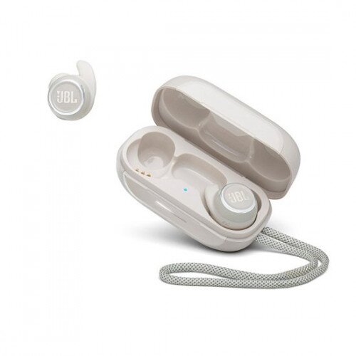 JBL Reflect Mini NC Waterproof True Wireless Noise Cancelling Sport Earbuds - White