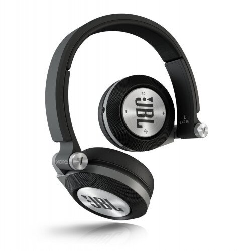 JBL Synchros E40BT On-Ear Bluetooth Headphones - Black
