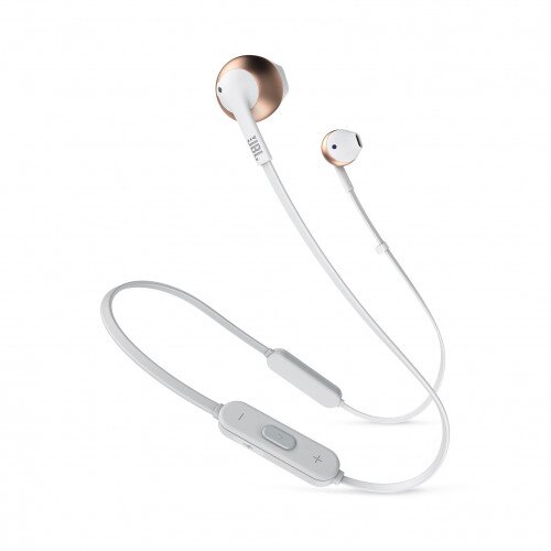 JBL TUNE 205BT Wireless Earbud Headphones - Rose Gold