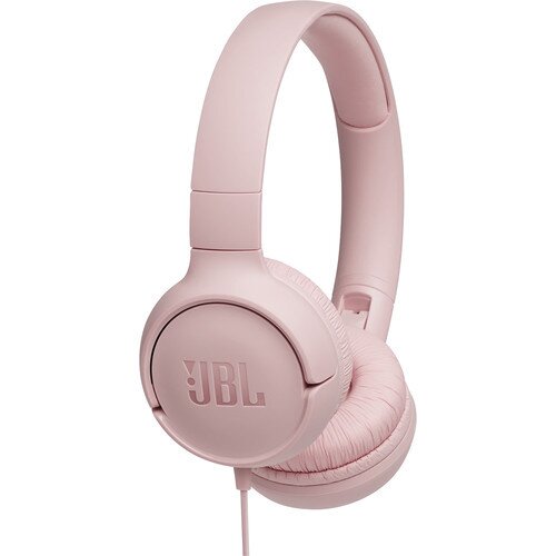 JBL Tune 500 Wired On-Ear Headphones - Pink