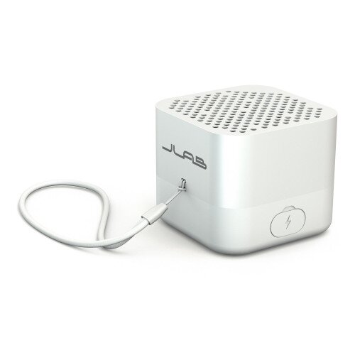 JLab Audio Crasher Micro Ultra Portable Bluetooth Speaker - White