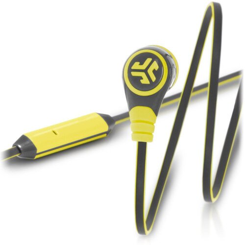 JLab Audio Diego in-Ear Earbuds - Sport Yellow / Grigio Gray