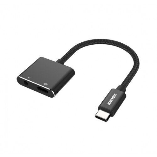 Kanex DuraBraid USB-C to 3.5mm Headphone Jack Adapter & Charging