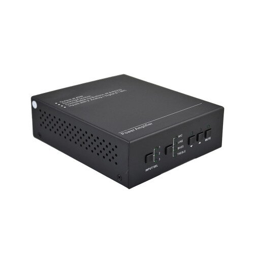 KanexPro Mini 3-Input Audio Amplifier With Mic Mixer