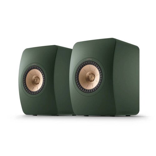 KEF LS50 Meta HiFi Bookshelf Speakers - Moss Green