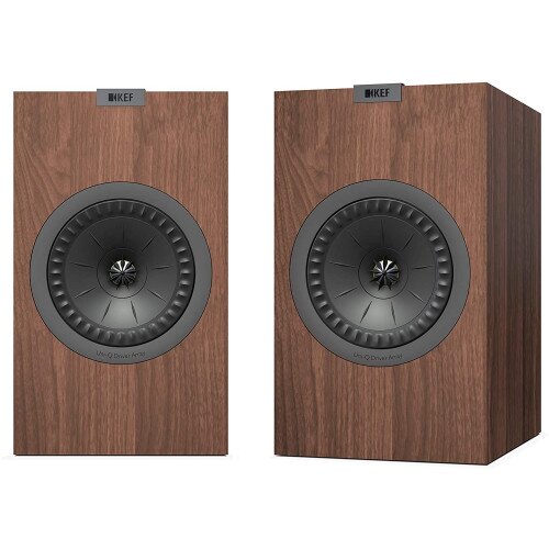 KEF Q350 Bookshelf Speaker Pair - Walnut