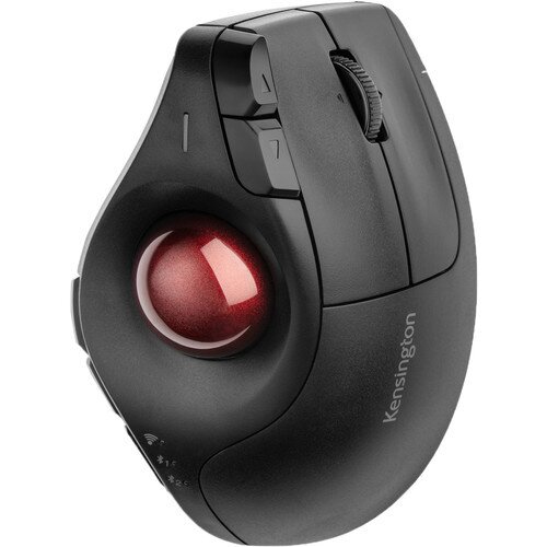 Kensington Pro Fit Ergo Vertical Wireless Trackball - Black