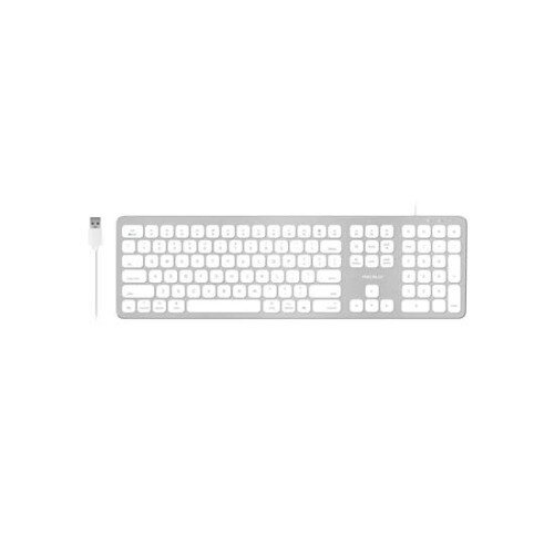 Macally USB Keyboard With Hub (2 Ports) For Mac