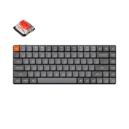 Keychron K3 Max QMK/VIA Wireless Custom Mechanical Keyboard - Red Switch - RGB Backlight (Hot-Swappable)