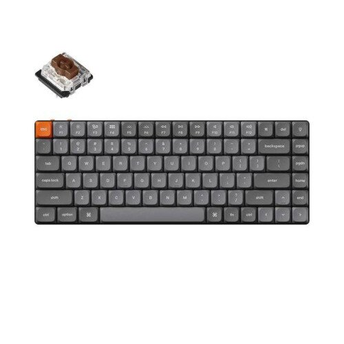 Keychron K3 Max QMK/VIA Wireless Custom Mechanical Keyboard - Brown Switch - RGB Backlight (Hot-Swappable)