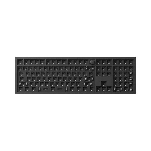 Keychron Q6 Max QMK/VIA Wireless Custom Mechanical Keyboard - Barebone Knob - Barebone - Carbon Black