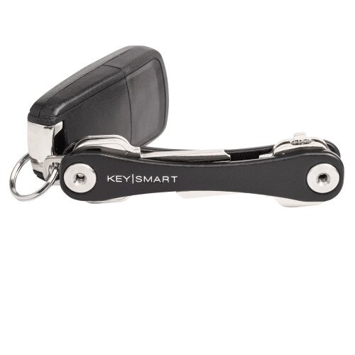 KeySmart Leather Premium Key Holder - Black