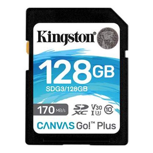Kingston Canvas Go! Plus SD Memory Card - 128GB