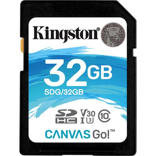 Kingston Canvas Go! Class 10 SDHC/SDXC Card - 32GB