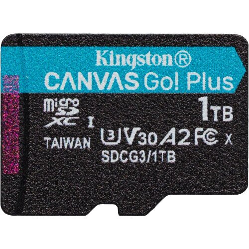 Kingston Canvas Go! Plus MicroSD Memory Card - 1TB - None