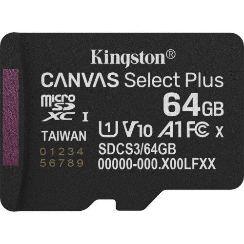 Kingston Canvas Select Plus microSD Memory Card
