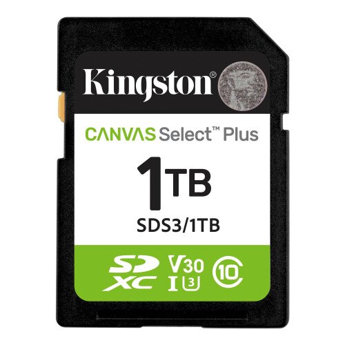 Kingston Canvas Select Plus SD Memory Card - 1TB