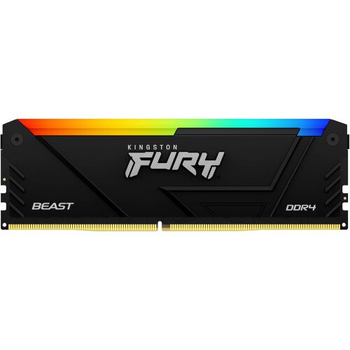 Kingston FURY Beast DDR4 RGB Memory - 16GB - 3200MT/s - Single Module - 8Gbit