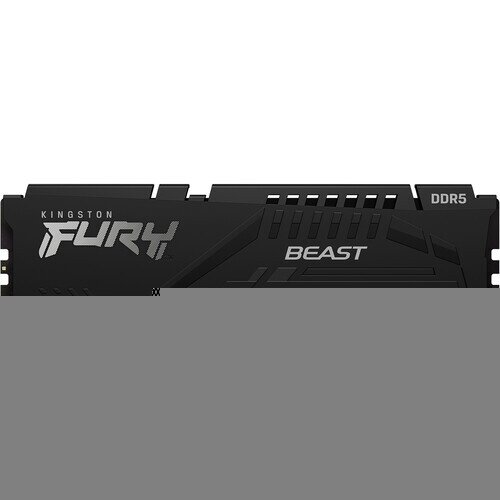 Kingston FURY Beast DDR5 Memory - 16GB - 6000MT/s - Single Module - CL30 - AMD EXPO / Intel XMP - 16Gbit - Black