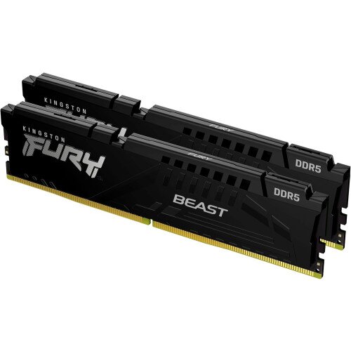 Kingston FURY Beast DDR5 Memory - 64GB - 6400MT/s - Kit of 2 - CL32 - AMD EXPO / Intel XMP - 16Gbit - Black