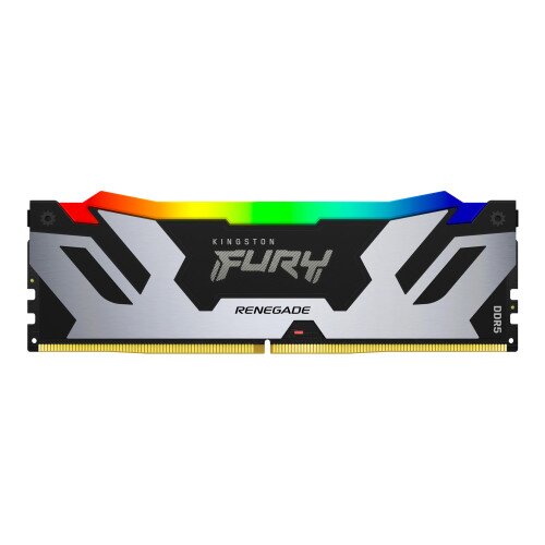 Kingston FURY Renegade DDR5 RGB Memory - 32GB - UDIMM - 6400MT/s - Kit of 2 - 16Gbit - Black