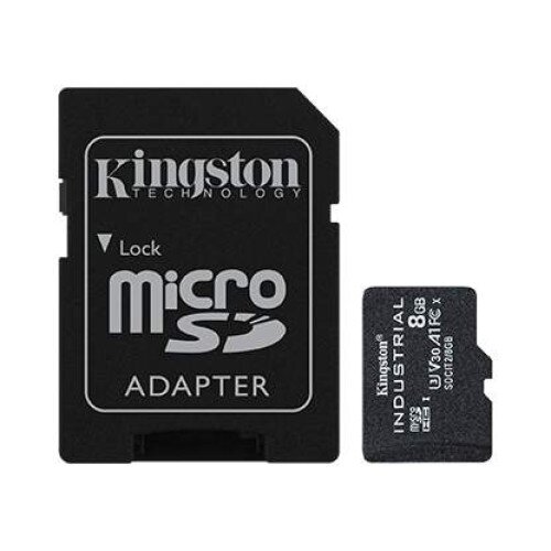Kingston Industrial microSDHC Memory Card - 8GB